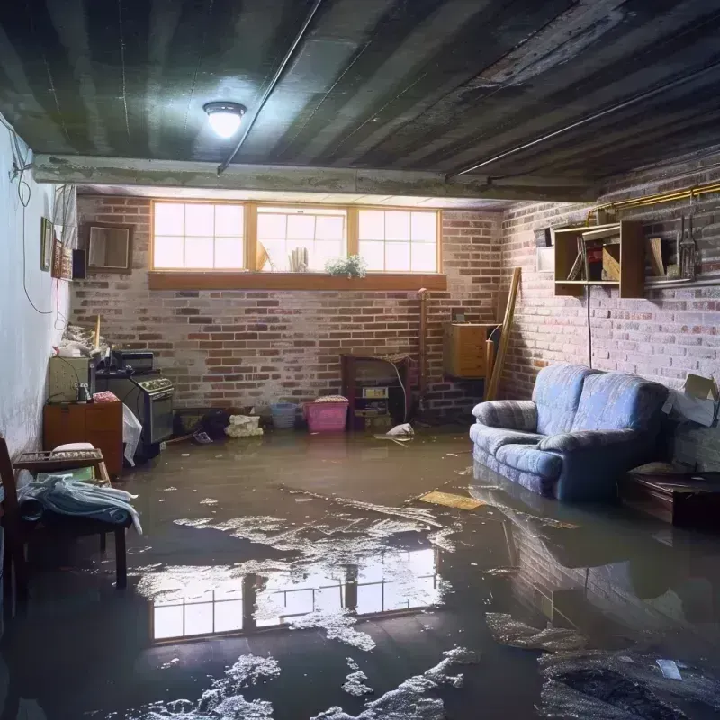 Flooded Basement Cleanup in Progress, PA